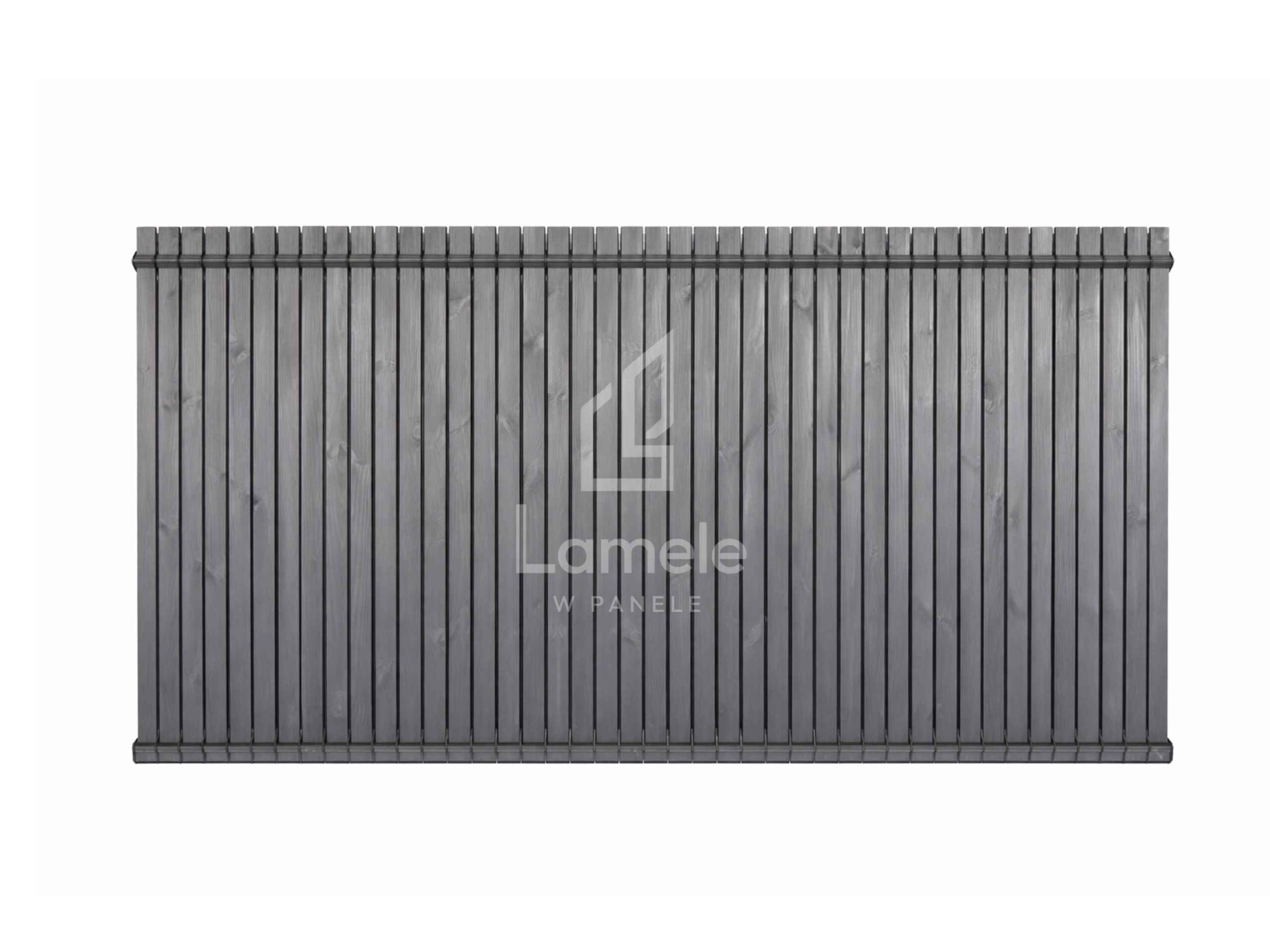 Panel lamelowy — antracyt