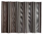 Listwy Ogrodzeniowe Pionowe 123x250cm CK44 Ciemny brąz komplet - obrazek 6