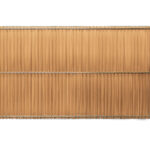 Listwy Ogrodzeniowe Pionowe 123x250cm SK44 Słomkowy komplet
