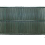 Listwy Ogrodzeniowe Pionowe 173x250cm ZK62 Zielony komplet