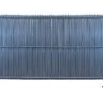Listwy Ogrodzeniowe Pionowe 123x250cm AK44 Antracyt komplet