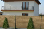 Listwy Ogrodzeniowe Pionowe 173x250cm SK44 Słomkowy komplet - obrazek 8