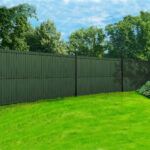 Listwy Ogrodzeniowe Pionowe 173x250cm ZK62 Zielony komplet - obrazek 3