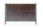 Listwy Ogrodzeniowe Pionowe 123x250cm JK44 Jasny Brąz komplet