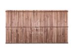 Lamele Ogrodzeniowe Drewniane Pionowe 153x250cm K44 Kasztan komplet