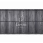 Lamele Ogrodzeniowe Drewniane Pionowe 173x250cm A49 Antracyt komplet