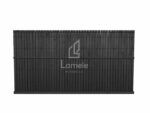 Lamele Ogrodzeniowe Drewniane Pionowe 123x250cm C49 Czarny komplet - obrazek 2