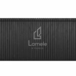 Lamele Ogrodzeniowe Drewniane Pionowe 123x250cm C49 Czarny komplet