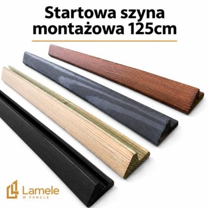 Startowa szyna montażowa 125 cm - sztuka