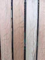 Lamele Ogrodzeniowe Drewniane Pionowe 173x250cm S44 Słomkowy komplet - obrazek 6