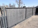 Lamele Ogrodzeniowe Drewniane Pionowe 153x250cm A44 Antracyt komplet - obrazek 7