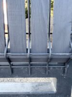 Lamele Ogrodzeniowe Drewniane Pionowe 153x250cm A44 Antracyt komplet - obrazek 5
