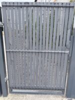 Lamele Ogrodzeniowe Drewniane Pionowe 153x250cm A44 Antracyt komplet - obrazek 4