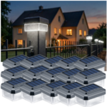 Lampka solarna LED na słupek  60x40 mm - obrazek 4