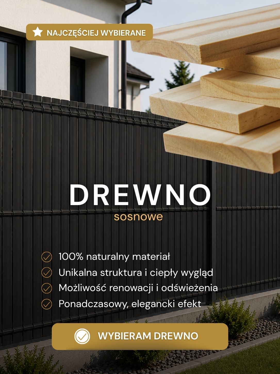 Drewno impregnowane